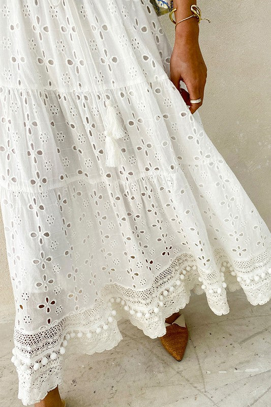 Maxi skirt bohemian style.