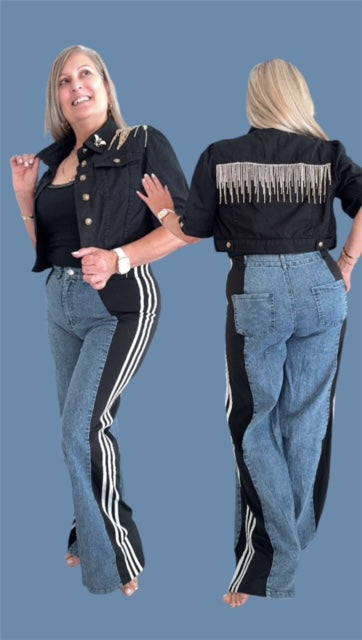 Denim Jacket (Black Bee)