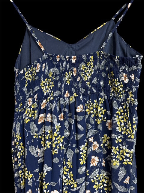 Floral Wrap Belted Slit Maxi Dress