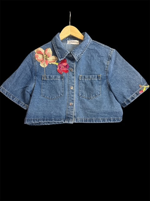 Short-sleeved Denim Jacket