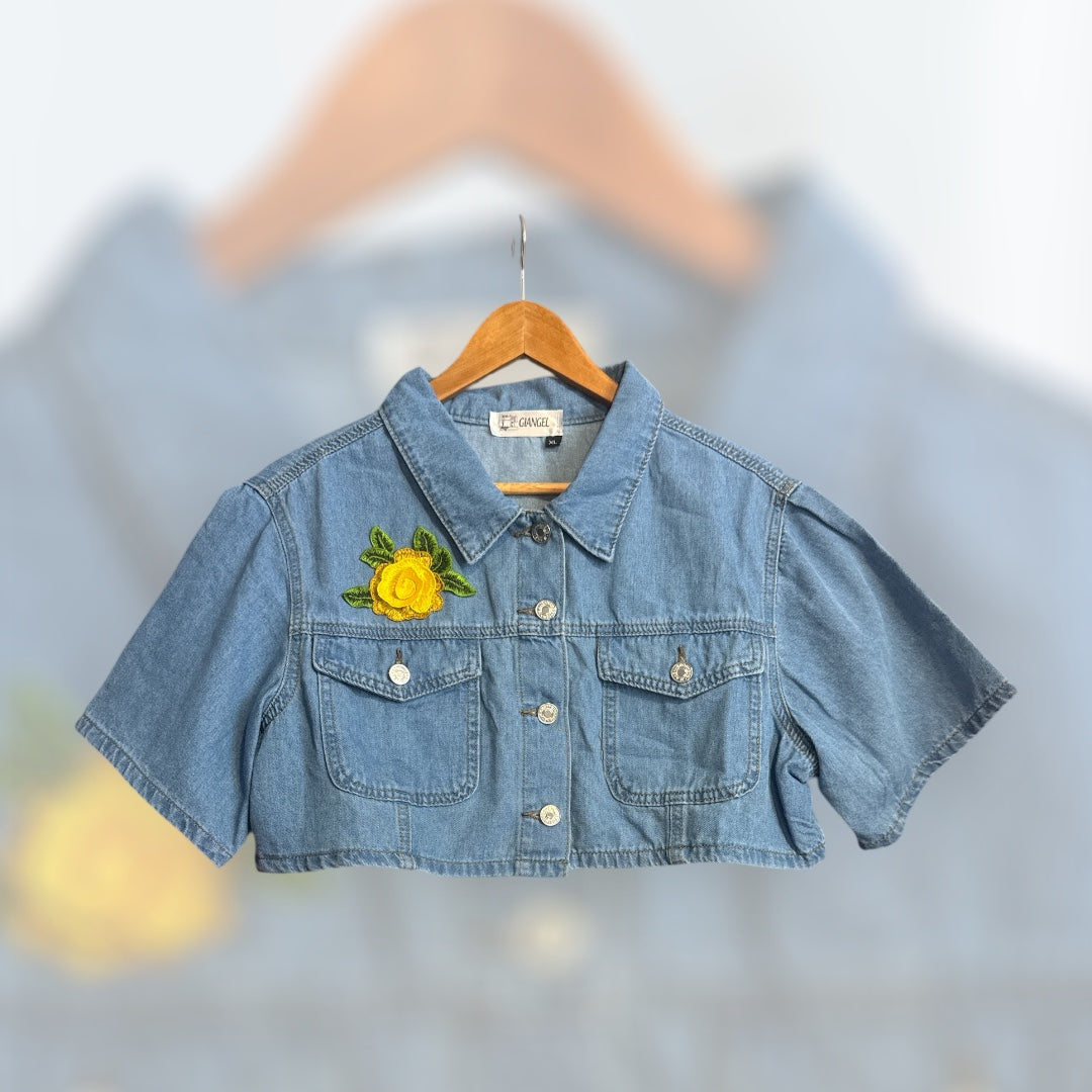 Short-sleeved Denim Jacket