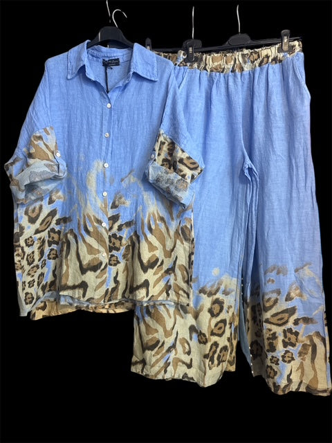 LINEN SET ANIMAL PRINT - ONE SIZE