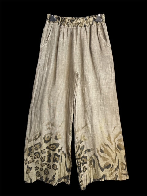 LINEN SET ANIMAL PRINT -ONE SIZE
