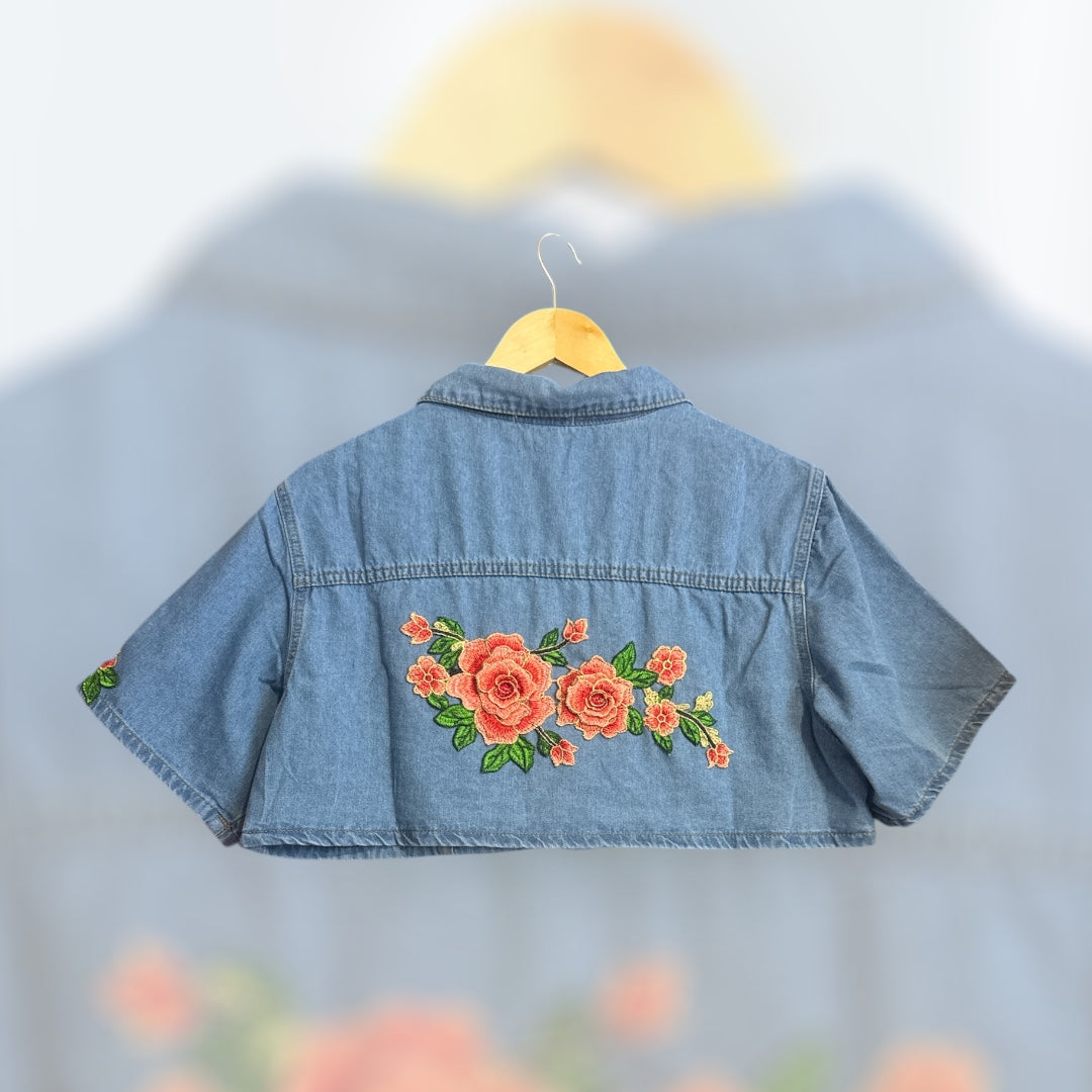 Short-sleeved Denim Jacket