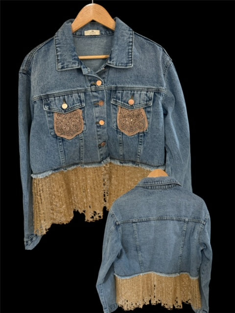 Denim Jacket (Lace)