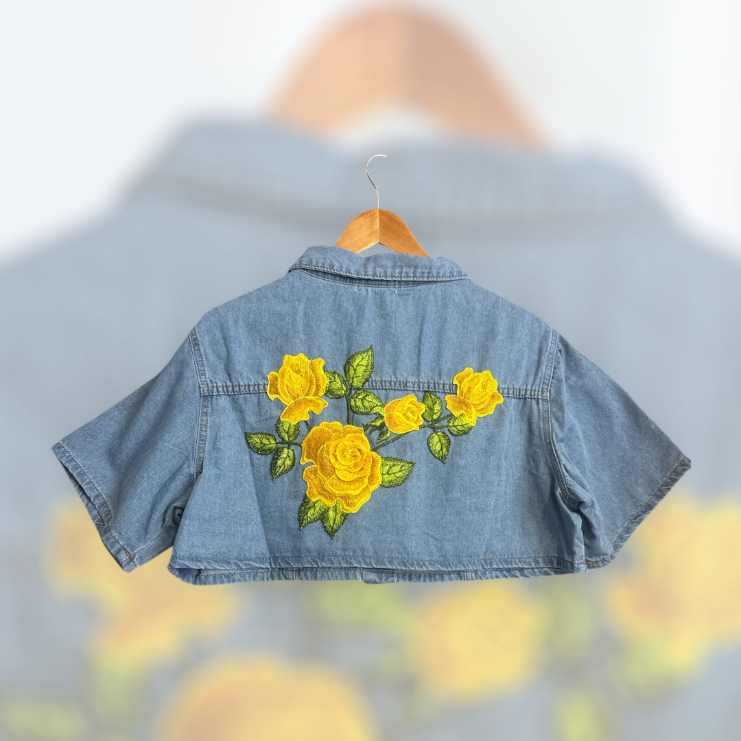 Short-sleeved Denim Jacket