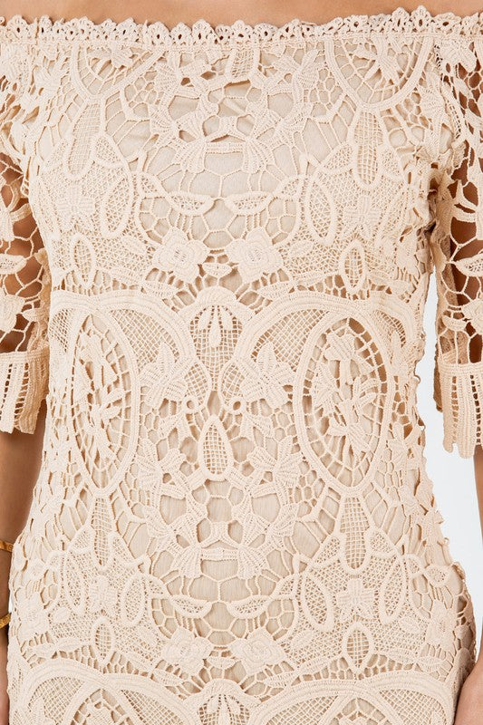 CROCHET ELEGANT DRESS