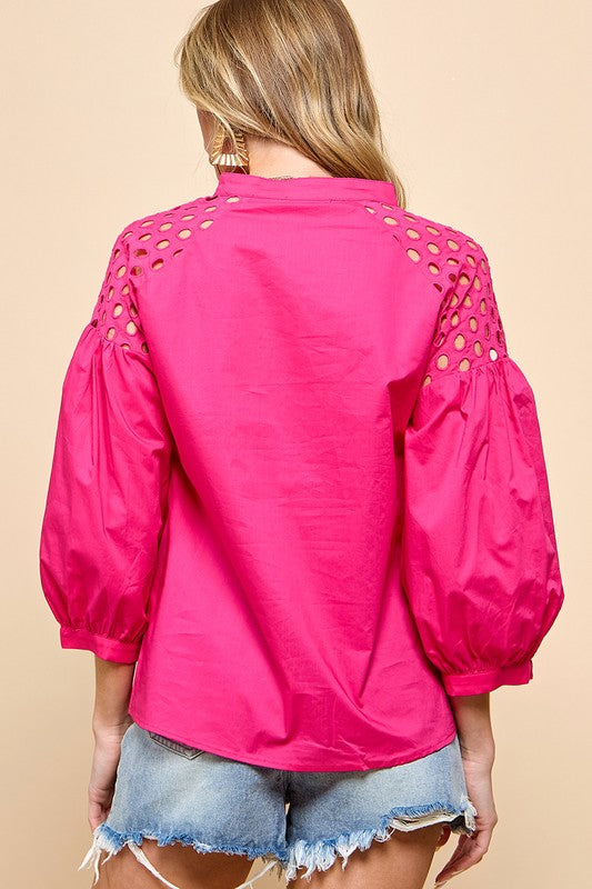 Blouse (Fuchsia)