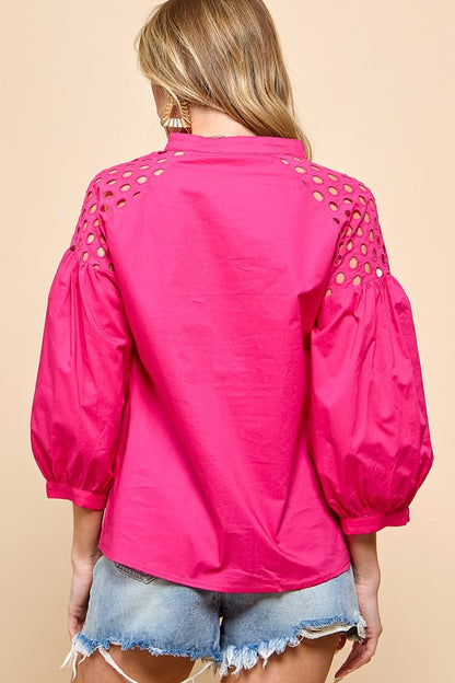 Blouse (Fuchsia)