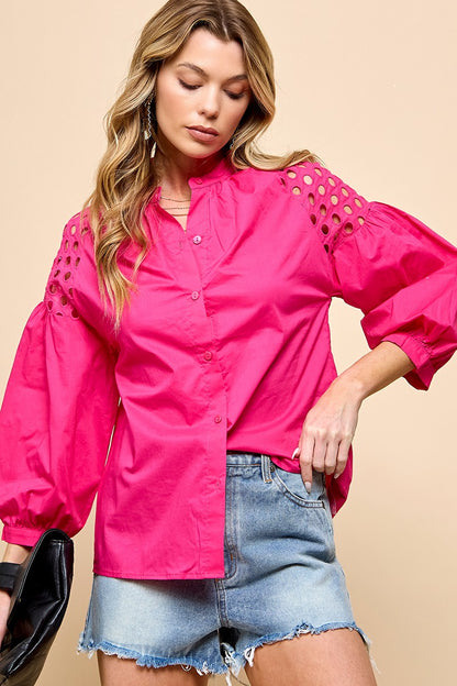 Blouse (Fuchsia)