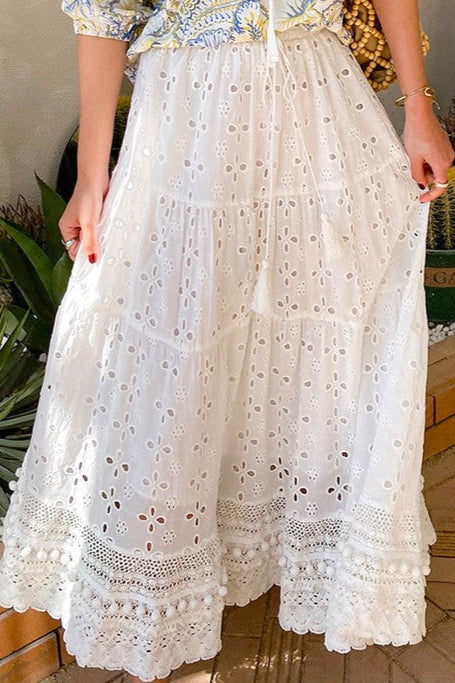 Maxi skirt bohemian style.