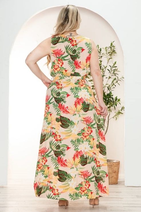 Floral Dress (Plus Size)
