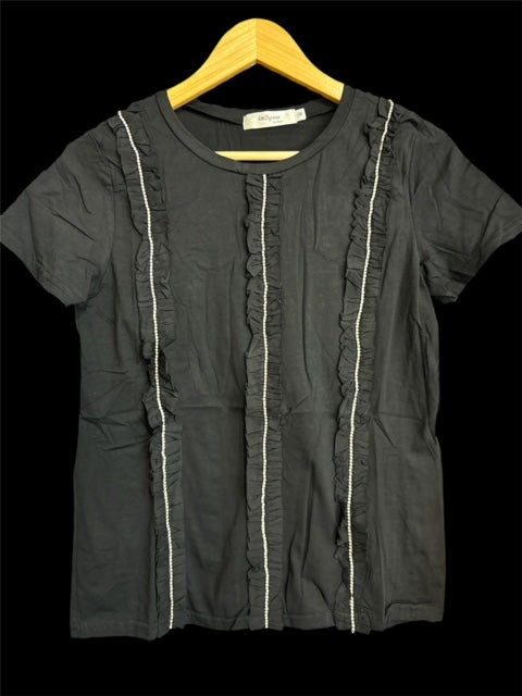 Ruffled with Stones Detailed Top