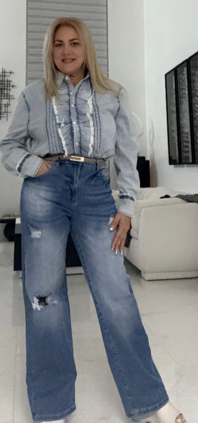 DENIM TOP
