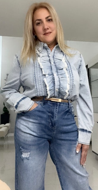DENIM TOP