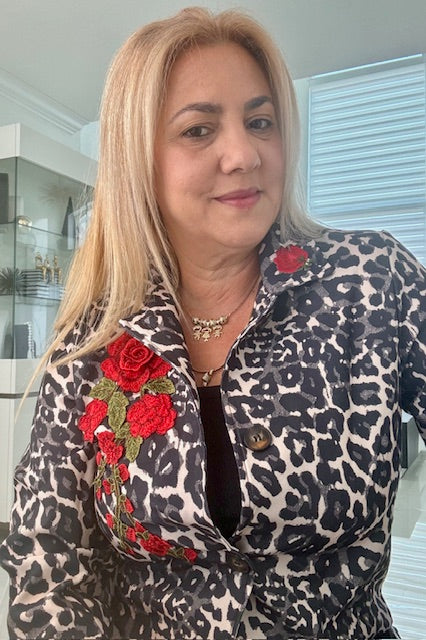 Blazer (ANIMAL PRINT & ROSES)