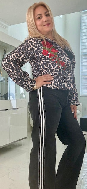 Blazer (ANIMAL PRINT & ROSES)