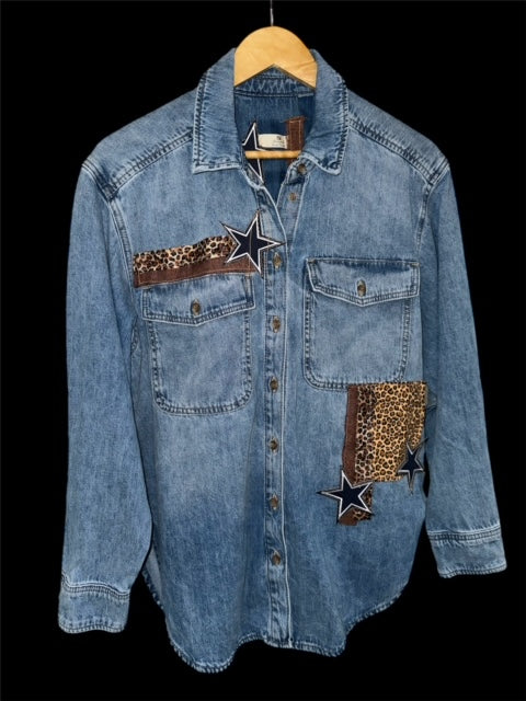 Long Sleeved Shirt (Three Blue Star)