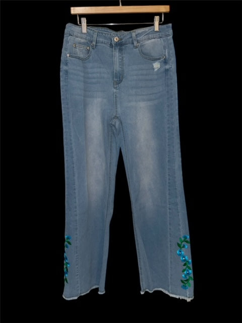 Jeans (BLUE FLOWERS)