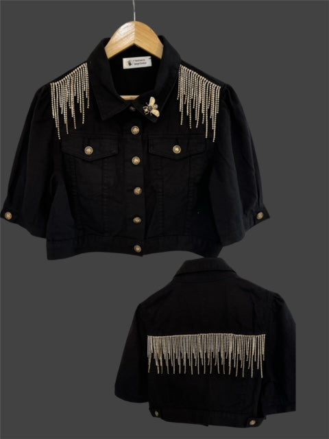 Denim Jacket (Black Bee)