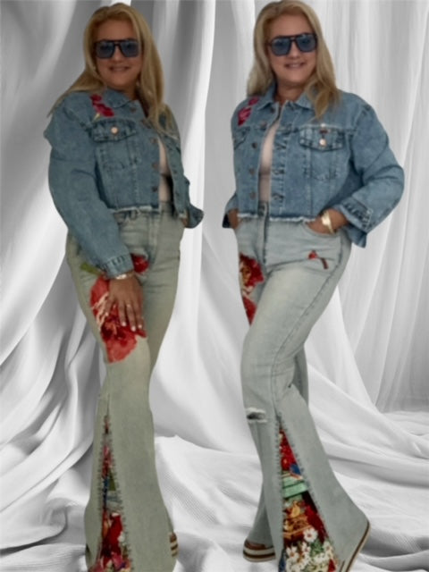 JEANS (GARDEN AND BIRDS)