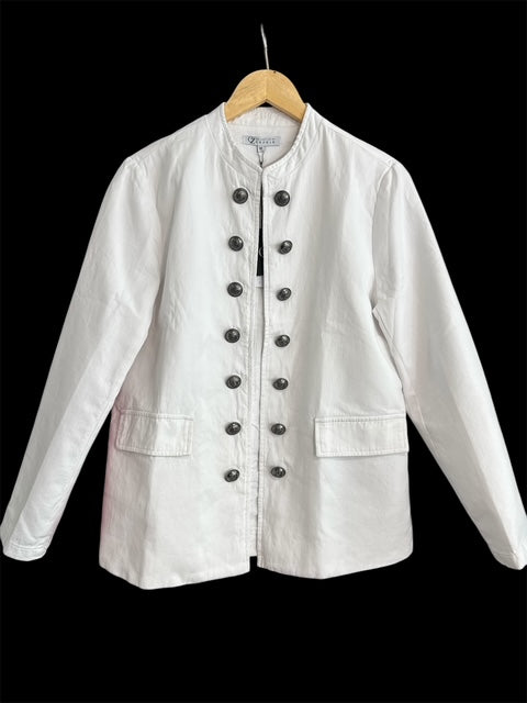 Buttoned Long Sleeve Jacket