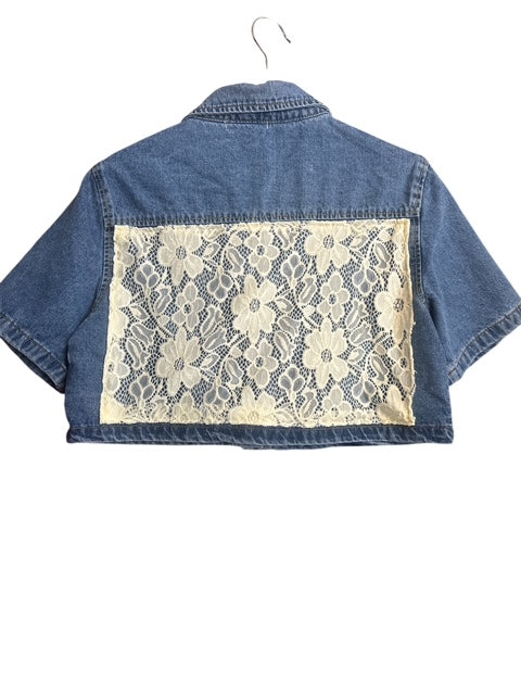 Short-sleeved Denim Jacket
