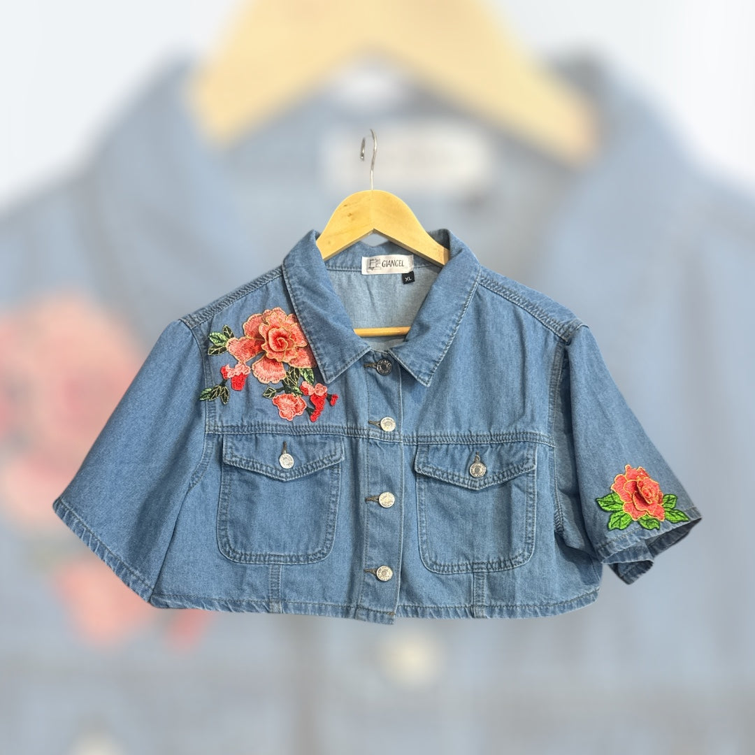 Short-sleeved Denim Jacket