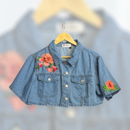 Short-sleeved Denim Jacket