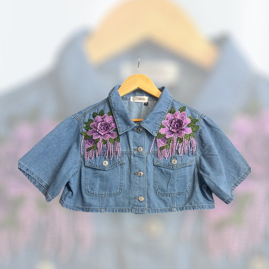 Short-sleeved Denim Jacket