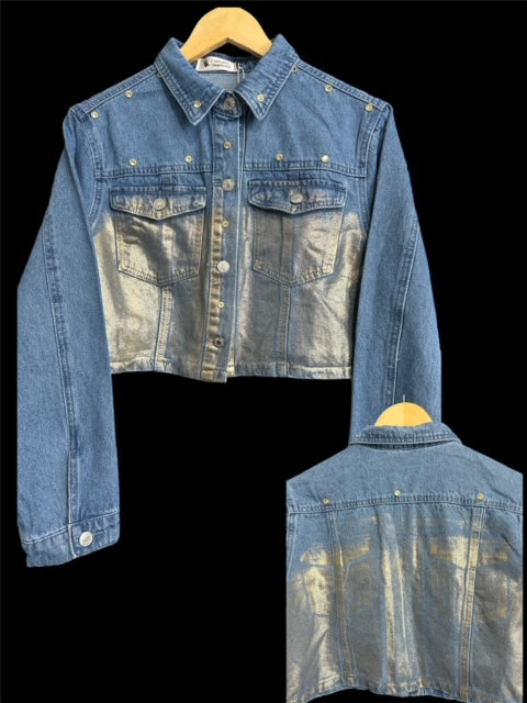 Denim Jacket (Medium Gold)