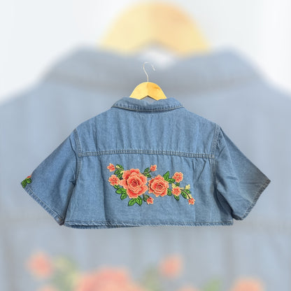 Short-sleeved Denim Jacket