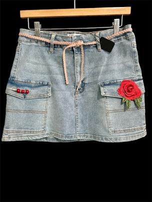 Short Skirt (RED ROSE)